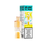 Load image into Gallery viewer, Big Bar 15K Pro Banana Ice prefilled pods with 15000 puffs, nic salt e-liquid, mesh coil and refill container