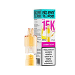 Load image into Gallery viewer, Big Bar 15K Pro Gummy Bear prefilled pods with 15000 puffs, nic salt e-liquid, mesh coil and refill container