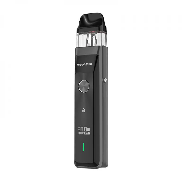 Vaporesso XROS Pro Pod Kit in Black, paired with XROS replacement pods, offering a sleek design with adjustable airflow and long‑lasting battery life, delivering smooth vapor and enhanced flavor for a premium vaping experience.