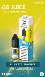 Load image into Gallery viewer, Vaporlax GS Nic Salt Pack Of 10x