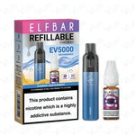 Load image into Gallery viewer, ELF Bar EV5000 Disposable Vape Kit in Blueberry Sour Raspberry flavor – compact disposable vape with up to 5,000 puffs