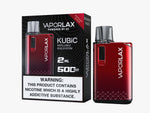 Load image into Gallery viewer, Vaporlax Kubic Refillable Pod Kit in Burgundy Shades – compact and stylish refillable vape device with a smooth draw activation, and user-friendly design.