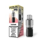 Load image into Gallery viewer, Crystal Pro CP 10K Prefilled Pods in Fruit Bomb flavor – stylish vape device with up to 10,000 puffs.