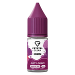 Load image into Gallery viewer, Crystal Clear Nic Salt Vape Juice 10ml Juicy Grape – smooth, high-quality nicotine salt e-liquid for a clean and satisfying vape