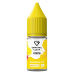 Load image into Gallery viewer, Crystal Clear Nic Salt Vape Juice 10ml Banana Ice – smooth, high-quality nicotine salt e-liquid for a clean and satisfying vape