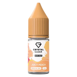 Load image into Gallery viewer, Crystal Clear Nic Salt Vape Juice 10ml Juicy Peach – smooth, high-quality nicotine salt e-liquid for a clean and satisfying vape