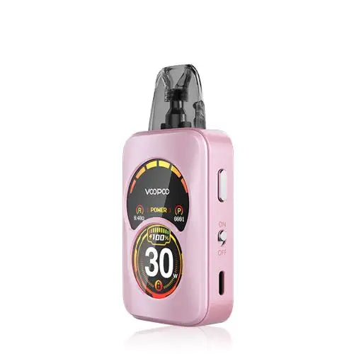 VooPoo Argus A Pod Vape Kit in Crystal Pink – elegant and compact vape device with a smooth auto-draw activation, and reliable pod performance.