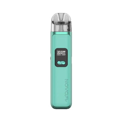 SMOK Novo Pro Pod Kit in Cyan – sleek and modern pod vape with a smart display screen, dual activation modes, and adjustable wattage for a customized vaping experience.