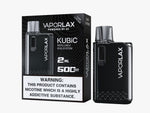 Load image into Gallery viewer, Vaporlax Kubic Refillable Pod Kit in Dark Chrome – compact and stylish refillable vape device with a smooth draw activation, and user-friendly design.