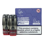 Load image into Gallery viewer, Elf Bar Mate P1 prefilled pod in Blueberry Raspberry flavor, combining juicy blueberries with tangy raspberries for a sweet and refreshing vape, designed for use with the Elf Bar Mate device for a smooth and fruity vaping experience