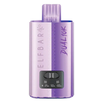 Load image into Gallery viewer, Elf Bar Dual 10K Prefilled Vape Kit in Grape Edition – dual-flavor vape device with up to 10,000 puffs and a tropical blend of bold, fruity flavors.