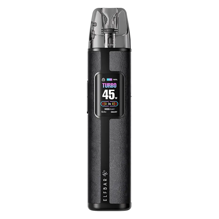 Elf Bar ELFX Pro Classic Edition Pod Kit in Black – sleek and modern vape device with a minimalist design, smooth performance, and comfortable grip.