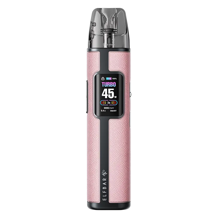Elf Bar ELFX Pro Classic Edition Pod Kit in Pink – sleek and modern vape device with a minimalist design, smooth performance, and comfortable grip.