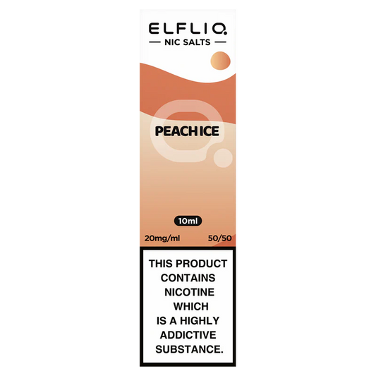 ELFBAR ElfLiq Nic Salts - Peach Ice - 10ml