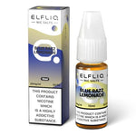 Load image into Gallery viewer, A bottle of Elf Bar ElfLiq Blue Razz Lemonade Nic Salt Vape Juice with a label showing the product name and flavor, along with the nicotine strength of 20mg and a 50/50 VG/PG ratio.