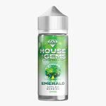 Load image into Gallery viewer, 100ml shortfill bottle of Gemstone House of Gems E-Liquid in Emerald flavor, offering a luxurious and smooth vape with rich fruity notes; nicotine-free with space for nic shots, crafted for premium flavor and dense cloud production.