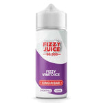 Load image into Gallery viewer, 100ml shortfill bottle of Fizzy Juice 50000 E-Liquid in Fizzy Vimto Ice flavor, nicotine-free with space for nic shots, ideal for sub-ohm devices and cloud chasing.