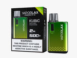 Load image into Gallery viewer, Vaporlax Kubic Refillable Pod Kit in Forest Green – compact and stylish refillable vape device with a smooth draw activation, and user-friendly design.
