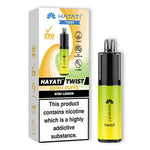 Load image into Gallery viewer, HAYATI TWIST 5000 Disposable Vape Pod Kit in Kiwi Lemon – compact and stylish disposable vape with up to 5,000 puffs.
