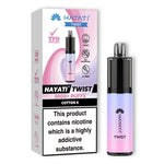 Load image into Gallery viewer, HAYATI TWIST 5000 Disposable Vape Pod Kit in Cotton Candy – compact and stylish disposable vape with up to 5,000 puffs.