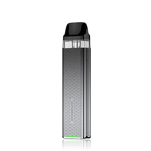 Vaporesso XROS 3 Mini Pod Kit in Icy Silver – ultra-compact and stylish pod system with a built-in 1000mAh battery, COREX coil technology, and hassle-free draw-activated vaping.