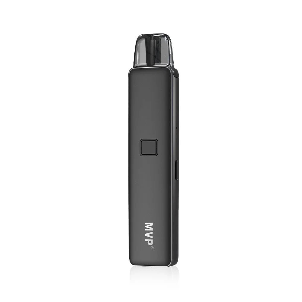 Innokin MVP Pod Vape Kit in Stealth Black – stylish pod kit with 500mAh battery, 2ml refillable pod, and USB-C fast charging for all-day MTL vaping.