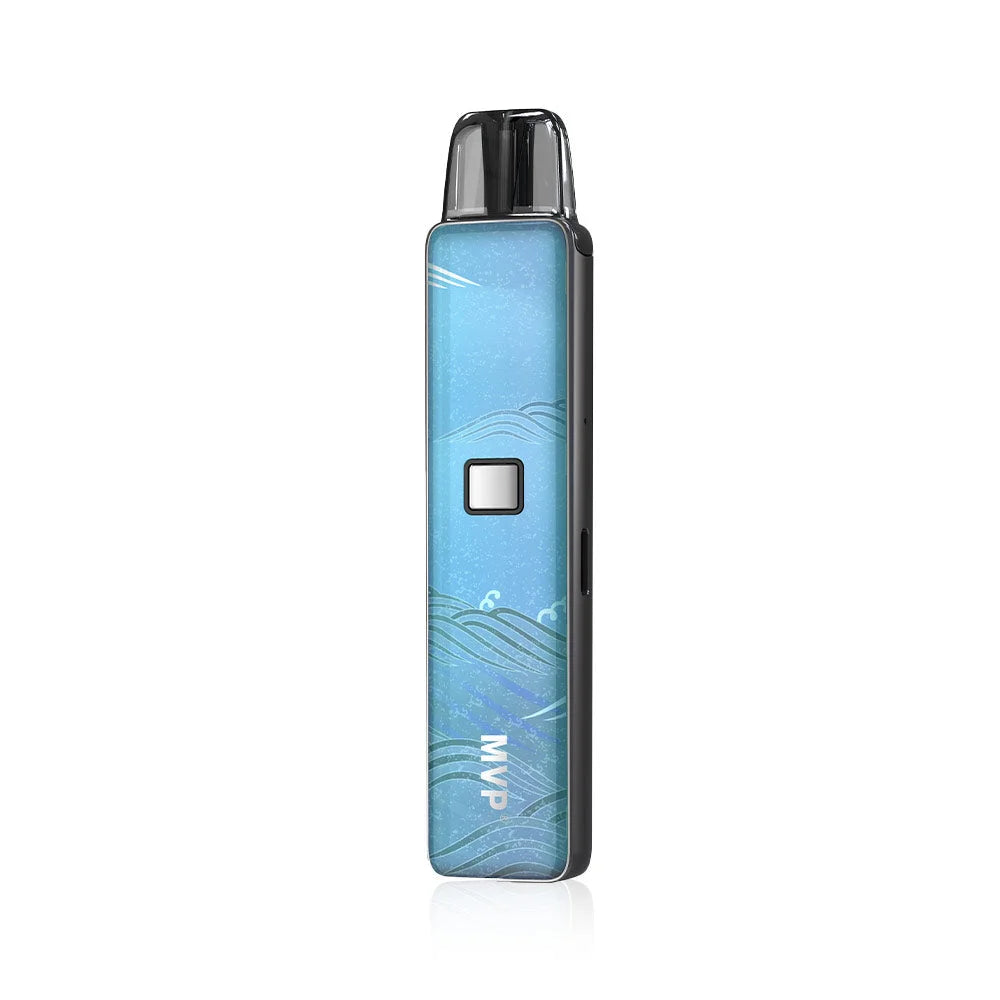 Innokin MVP Pod Vape Kit in Ocean Waves – stylish pod kit with 500mAh battery, 2ml refillable pod, and USB-C fast charging for all-day MTL vaping.
