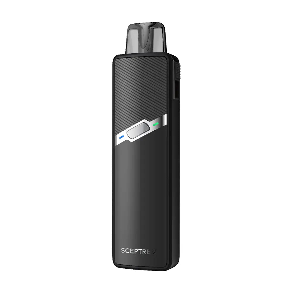 Innokin Sceptre 2 Vape Kit in Black – compact pod system with 1400mAh battery, 2ml pod capacity, and adjustable airflow for MTL or RDL vaping.