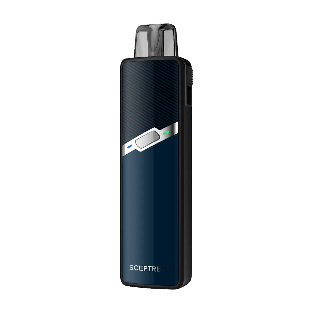 Innokin Sceptre 2 Vape Kit in Blue – compact pod system with 1400mAh battery, 2ml pod capacity, and adjustable airflow for MTL or RDL vaping.