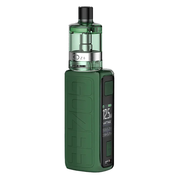 Innokin Gozee Vape Kit in Green – ultra-lightweight pod mod kit with 2100mAh battery, 2ml Go Z+ tank, and compatibility with Innokin Z coils for MTL and RDL vaping.