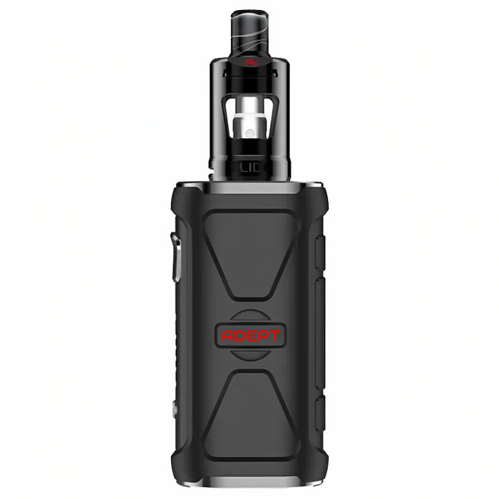 Innokin Adept Zlide Vape Kit in Black – durable 3000mAh vape kit with 2ml Zlide tank, IP67 water, dust and shock resistance, compatible with Innokin Z coils for MTL and RDL vaping.