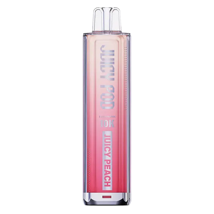 Juicy Pod NovaMax 10K Pod Kit in Juicy Peach flavor – advanced vape kit with prefilled pods, delivering up to 10,000 puffs.