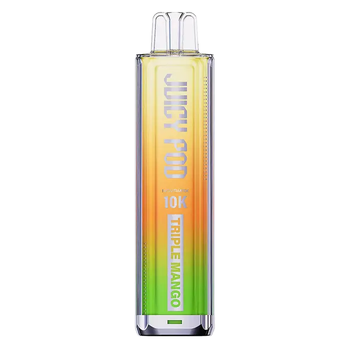 Juicy Pod NovaMax 10K Pod Kit in Triple Mango flavor – advanced vape kit with prefilled pods, delivering up to 10,000 puffs.