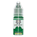 Load image into Gallery viewer, 10ml bottle of Lost Daisy 5000 Bar Nic Salt E-Liquid in Fresh Mint flavor, smooth nicotine salt formula designed for pod kits and mouth-to-lung vaping.