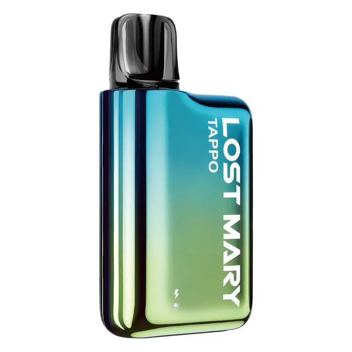 Lost Mary Tappo Prefilled Pod Kit in Lemon Lime flavor – sleek and compact vape device with up to 600 puffs.