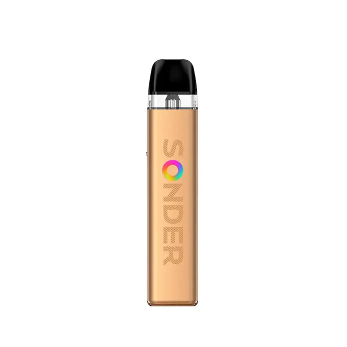 GeekVape Sonder Q2 Vape Kit in Mocha Gold – sleek and lightweight vape device with a smooth auto-draw activation, and reliable everyday performance.