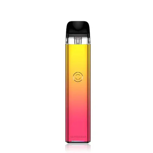 Vaporesso XROS 3 Pod Kit in Neon Sunset – sleek and modern pod vape with a 1000mAh battery, COREX heating tech, and precise airflow control for smooth and flavorful MTL to RDL vaping.