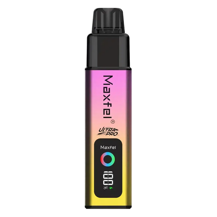 Maxfel Ultra Pro 35K Prefilled Pod Kit in Grape Ice / Pineapple Ice – powerful dual-flavor vape device with up to 35,000 puffs
