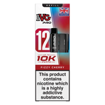 Load image into Gallery viewer, IVG Pro 12 prefilled vape pods in Fizzy Cherry flavor, offering a refreshing mint taste with a convenient disposable design