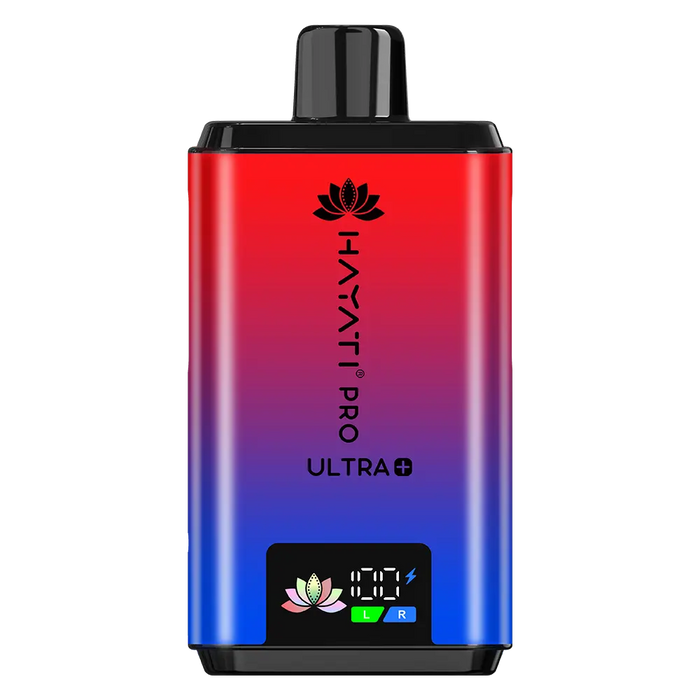 Hayati Pro Ultra Plus 25000 Prefilled Pod Kit in Blueberry H'Bubba / Watermelon H'Bubba flavor – high-capacity vape device with up to 25,000 puffs.