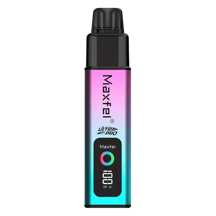 Maxfel Ultra Pro 35K Prefilled Pod Kit in Peach Ice/ Apple Peach – powerful dual-flavor vape device with up to 35,000 puffs.