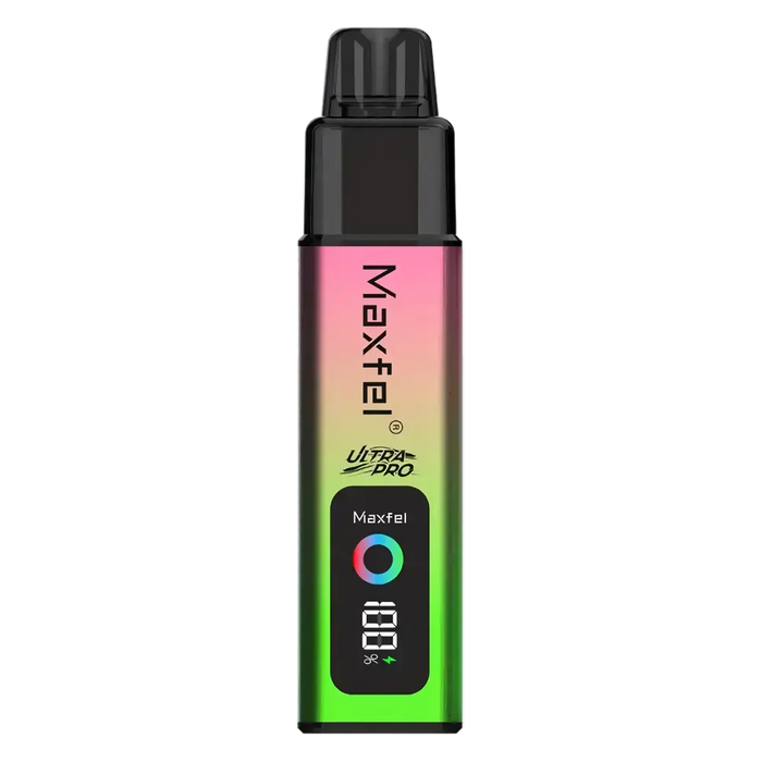Maxfel Ultra Pro 35K Prefilled Pod Kit in Pink Lemon/ Lemon Lime – powerful dual-flavor vape device with up to 35,000 puffs.