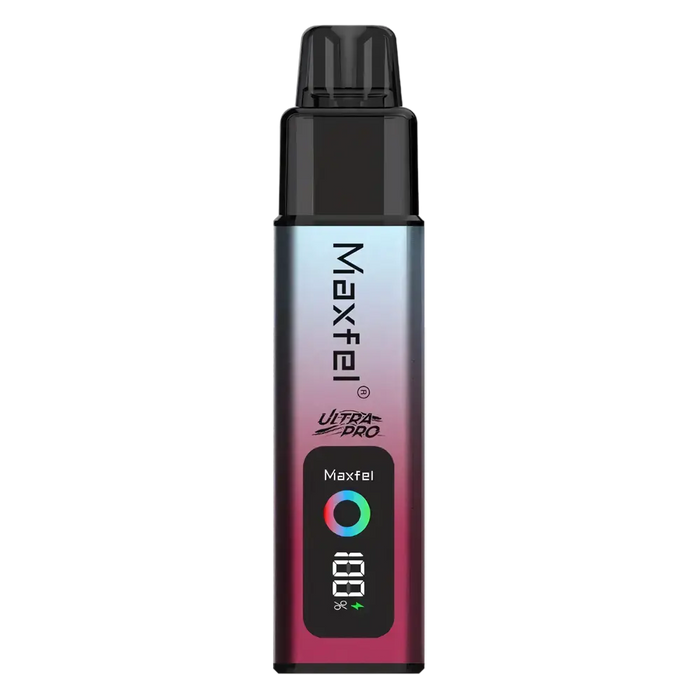 Maxfel Ultra Pro 35K Prefilled Pod Kit in Red Apple Ice/ Cola Lime – powerful dual-flavor vape device with up to 35,000 puffs.