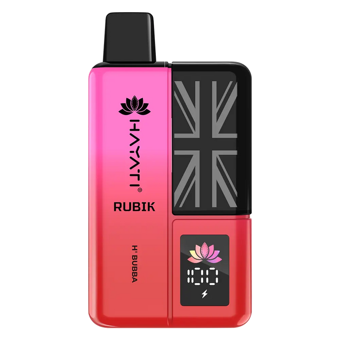 Hayati Rubik 7000 Prefilled Pod Kit in H'Bubba flavor – stylish vape device with up to 7,000 puffs.
