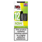 Load image into Gallery viewer, IVG Pro 12 prefilled vape pods in Lemon Lime flavor, offering a refreshing mint taste with a convenient disposable design