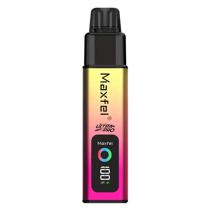Maxfel Ultra Pro 35K Prefilled Pod Kit in Watermelon Ice/ Strawberry Watermelon – powerful dual-flavor vape device with up to 35,000 puffs.