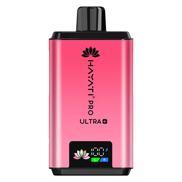 Hayati Pro Ultra Plus 25000 Prefilled Pod Kit in Kiwi Straw'Grapefruit / Straw' Dragonfruit flavor – high-capacity vape device with up to 25,000 puffs.
