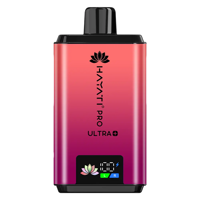 Hayati Pro Ultra Plus 25000 Prefilled Pod Kit in Straw' Guava / Dragon Berries flavor – high-capacity vape device with up to 25,000 puffs.