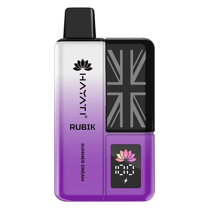 Hayati Rubik 7000 Prefilled Pod Kit in Summer Dream flavor – stylish vape device with up to 7,000 puffs.