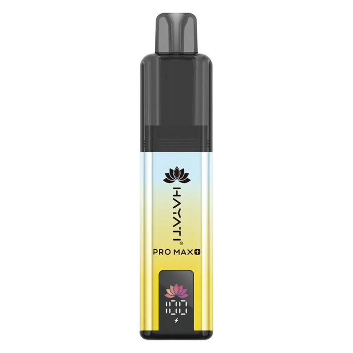 Hayati Pro Max+ 6000 Prefilled Pod Kit in Pineapple Ice flavor – sleek vape device with up to 6,000 puffs.